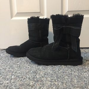 Black Bow Uggs (boots)